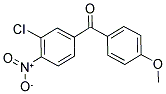 (3-CHLORO-4-NITROPHENYL)(4-METHOXYPHENYL)METHANONE Struktur