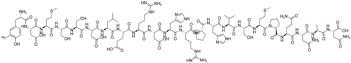 ([125I]-TYR0)-C-PROCALCITONIN (HUMAN) Struktur