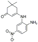 3-(2-AMINO-5-NITRO-PHENYLAMINO)-5,5-DIMETHYL-CYCLOHEX-2-ENONE Struktur