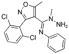 N4,5-DIMETHYL-N''4-PHENYL-3-(2,6-DICHLOROPHENYL)ISOXAZOLE-4-CARBOXIMIDOHYDRAZIDE Struktur