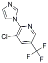 3-CHLORO-2-(1H-IMIDAZOL-1-YL)-5-(TRIFLUOROMETHYL)PYRIDINE Struktur