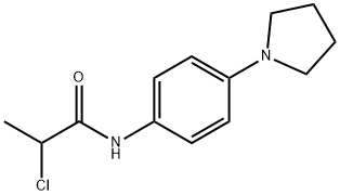 2-CHLORO-N-[4-(1-PYRROLIDINYL)PHENYL]PROPANAMIDE Struktur