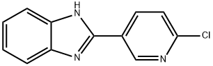 2-(6-CHLORO-3-PYRIDINYL)-1H-1,3-BENZIMIDAZOLE Struktur