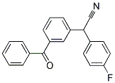 2-(BENZOYLPHENYL)-2-(4-FLUOROPHENYL)ACETONITRILE Struktur