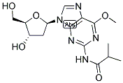 O-6-METHYL-N2-ISOBUTYRYL-2'-DEOXYGUANOSINE Struktur