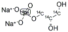 GLYCEROL 3-PHOSPHATE, DISODIUM SALT, L-, [14C(U)] Struktur