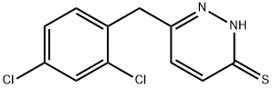 6-(2,4-DICHLOROBENZYL)-3-PYRIDAZINETHIOL Struktur