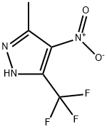 3-TRIFLUOROMETHYL-5-METHYL-4-(NITRO)PYRAZOLE Structure