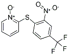 2-([2-NITRO-4-(TRIFLUOROMETHYL)PHENYL]THIO)PYRIDINIUM-1-OLATE Struktur