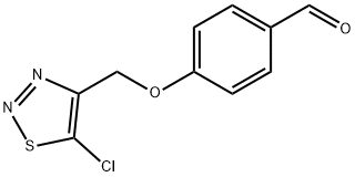 4-[(5-CHLORO-1,2,3-THIADIAZOL-4-YL)METHOXY]BENZENECARBALDEHYDE Struktur