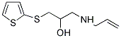 1-(ALLYLAMINO)-3-(2-THIENYLTHIO)PROPAN-2-OL Struktur