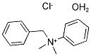 BENZYLDIMETHYLPHENYLAMMONIUM CHLORIDE MONOHYDRATE Struktur