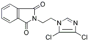 2-[2-(4,5-DICHLORO-1H-IMIDAZOL-1-YL)ETHYL]ISOINDOLINE-1,3-DIONE Struktur