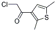 2-CHLORO-1-(2,5-DIMETHYLTHIEN-3-YL)ETHANONE Struktur