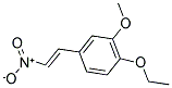 1-(4-ETHOXY-3-METHOXYPHENYL)-2-NITROETHENE Struktur