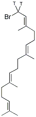 ALL TRANS GERANYL GERANYL BROMIDE, [1-3H] Struktur