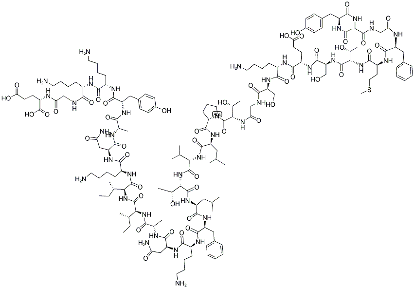 AC-(GLY11)-BETA-ENDORPHIN (HUMAN) Struktur