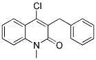 3-BENZYL-4-CHLORO-1-METHYL-1,2-DIHYDROQUINOLIN-2-ONE Struktur