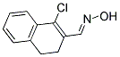 1-CHLORO-3,4-DIHYDRO-2-NAPHTHALENECARBALDEHYDE OXIME Struktur