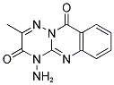 4-AMINO-2-METHYL-4,10-DIHYDRO-3H-[1,2,4]TRIAZINO[3,2-B]QUINAZOLINE-3,10-DIONE Struktur