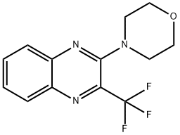 2-MORPHOLINO-3-(TRIFLUOROMETHYL)QUINOXALINE Struktur