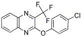 2-(4-CHLOROPHENOXY)-3-(TRIFLUOROMETHYL)QUINOXALINE Struktur