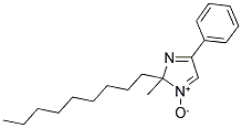 2-METHYL-2-NONYL-4-PHENYL-2H-IMIDAZOLE-1-OXIDE Struktur