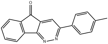 3-(4-METHYLPHENYL)-5H-INDENO[1,2-C]PYRIDAZIN-5-ONE Struktur