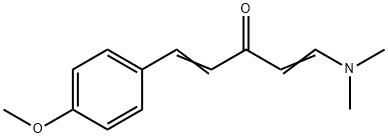 1-(DIMETHYLAMINO)-5-(4-METHOXYPHENYL)-1,4-PENTADIEN-3-ONE Struktur