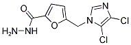 5-[(4,5-DICHLORO-1H-IMIDAZOL-1-YL)METHYL]FURAN-2-CARBOHYDRAZIDE Struktur