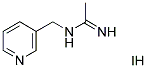 N1-(3-PYRIDYLMETHYL)ETHANIMIDAMIDE HYDROIODIDE Struktur