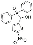 (DIPHENYLPHOSPHORYL)(5-NITRO-2-THIENYL)METHANOL Struktur