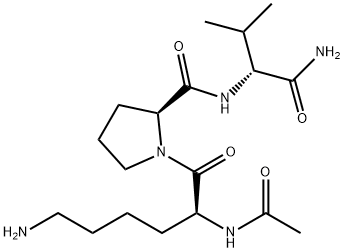 AC-LYS-PRO-D-VAL-NH2 Struktur