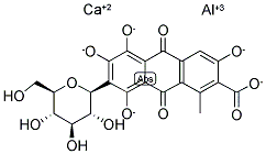 CALCIUM ALUMINIUM LACQUER WITH CARMINIC ACID Struktur