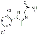 1-(2,5-DICHLOROPHENYL)-N,5-DIMETHYL-1H-1,2,4-TRIAZOLE-3-CARBOXAMIDE Struktur