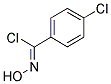 4-CHLORO-N-HYDROXYBENZENECARBOXIMIDOYL CHLORIDE Struktur