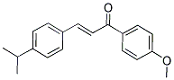 3-(4-ISOPROPYLPHENYL)-1-(4-METHOXYPHENYL)PROP-2-EN-1-ONE Struktur