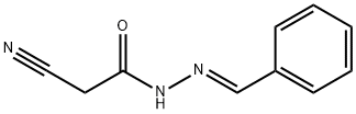 2-CYANO-N'-(PHENYLMETHYLENE)ACETOHYDRAZIDE Struktur