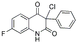 3-CHLORO-7-FLUORO-3-PHENYL-1,2,3,4-TETRAHYDROQUINOLINE-2,4-DIONE Struktur