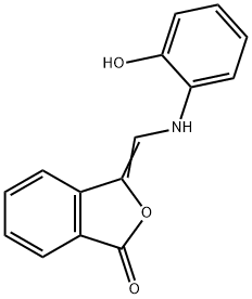 3-[(2-HYDROXYANILINO)METHYLENE]-2-BENZOFURAN-1(3H)-ONE Struktur