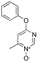 6-METHYL-4-PHENOXYPYRIMIDINE 1-OXIDE Struktur