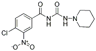 N-(4-CHLORO-3-NITROBENZOYL)-N'-PIPERIDINOUREA Struktur