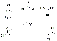 TRIHALOMETHANES, EPA 601 Struktur