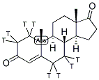 ANDROST-4-ENE-3,17-DIONE, [1,2,6,7-3H(N)]- Struktur