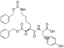 Z-LYS(Z)-TYR-OH Struktur