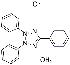 2,3,5-TRIPHENYL-2H-TETRAZOLIUM CHLORIDE MONOHYDRATE Struktur