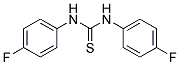 N,N'-BIS(4-FLUOROPHENYL)THIOUREA Struktur