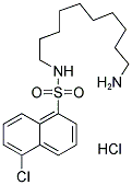 N-(10-AMINODECYL)-5-CHLORO-1-NAPHTHALENESULFONAMIDE HCL Struktur