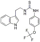 1-(2-INDOL-3-YLETHYL)-3-(4-(TRIFLUOROMETHOXY)PHENYL)THIOUREA Struktur