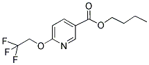 BUTYL 6-(2,2,2-TRIFLUOROETHOXY)NICOTINATE Struktur